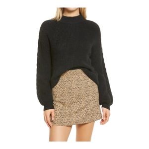 BP Cable Knit Balloon Sleeve Sweater NWT, Size S